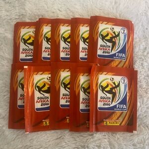 10 Packs Panini World Cup 2010 South Africa Stickers Packs